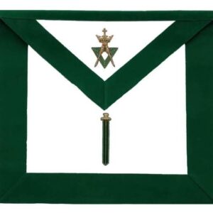 Allied Masonic Degree AMD Embroidered Officer Apron - Sentinel