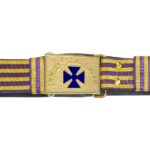 Knight Templar Past Grand Commander Sword Belt - Gold and Purple