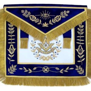 Masonic Grand Lodge Past Master Apron Bullion