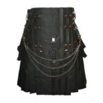 Gothic kilt For Men – Scottish Leather Kilt