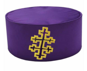 The 33rd Degree Hat in Scottish Rite Purple Cap