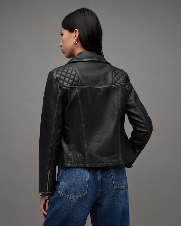 ladies leather jackdets